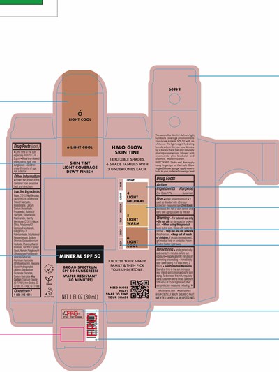 Packaging Label-84509 (84509upus S Halo Glow Skin Tint Spf 50   6 Light Cool 091924 Vc2)